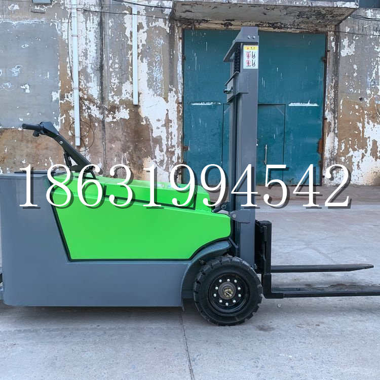 龙门县小型电动叉车1吨2吨步行站驾式电瓶堆高充电装卸车液压升降车铲车